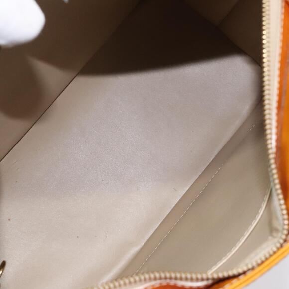 LOUIS VUITTON Monogram Vernis Houston Hand Bag Beige M91004 - Picture 11 of 16